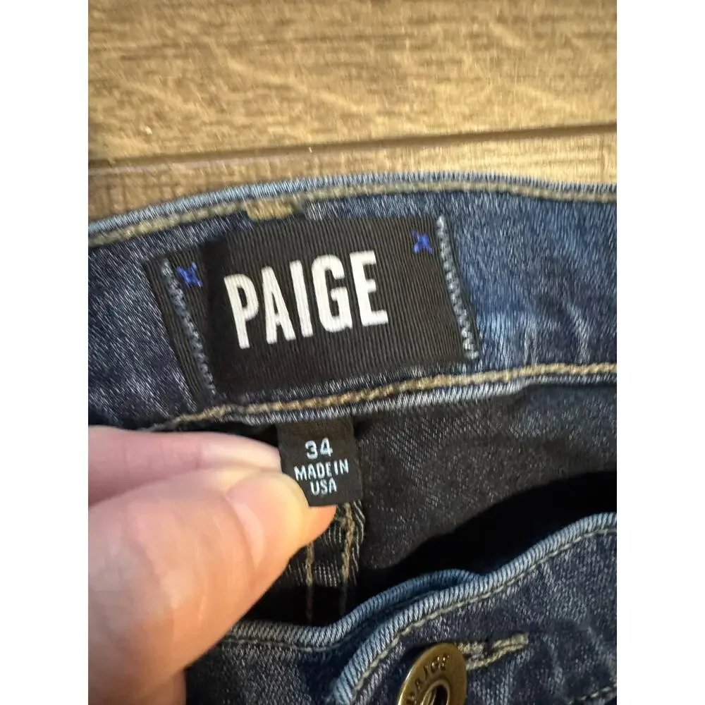 Paige Federal‎ Mens Slim Straight Jeans in Briggs Size 34 (actual 32 x 32)